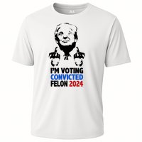 IM Voting Convicted Felon 2024 Donald Trump Cooling Performance Crew T-Shirt