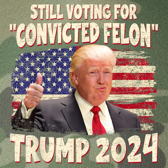 IM Voting Convicted Felon 2024 Trump 2024 Convicted Felon Legacy Tie Dye Trucker Hat