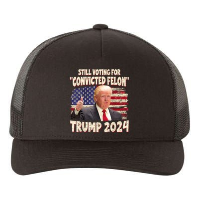 IM Voting Convicted Felon 2024 Trump 2024 Convicted Felon Yupoong Adult 5-Panel Trucker Hat