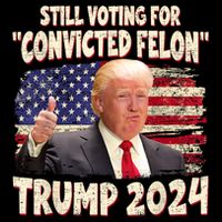 IM Voting Convicted Felon 2024 Trump 2024 Convicted Felon Bucket Hat