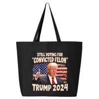 IM Voting Convicted Felon 2024 Trump 2024 Convicted Felon 25L Jumbo Tote