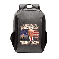 IM Voting Convicted Felon 2024 Trump 2024 Convicted Felon Vector Backpack