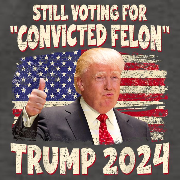 IM Voting Convicted Felon 2024 Trump 2024 Convicted Felon Vector Backpack