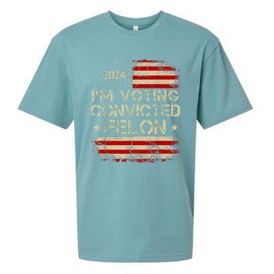 IM Voting Convicted Felon 2024 Sueded Cloud Jersey T-Shirt