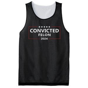 I Voted Convicted Felon 2024 Pro Trump Election Campaign Mesh Reversible Basketball Jersey Tank