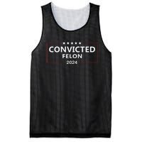 I Voted Convicted Felon 2024 Pro Trump Election Campaign Mesh Reversible Basketball Jersey Tank