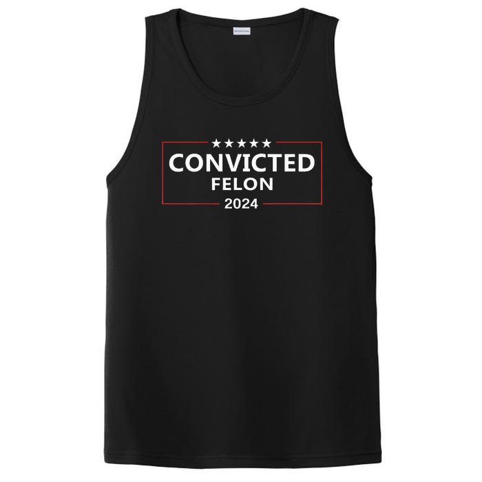 I Voted Convicted Felon 2024 Pro Trump Election Campaign PosiCharge Competitor Tank