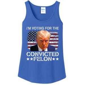 IM Voting Convicted Felon 2024 Trump 2024 Convicted Felon Ladies Essential Tank