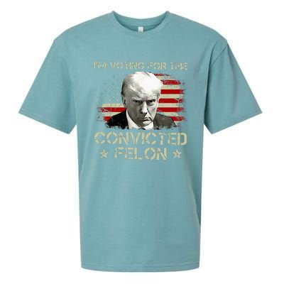 IM Voting Convicted Felon 2024 Trump 2024 Convicted Felon Sueded Cloud Jersey T-Shirt