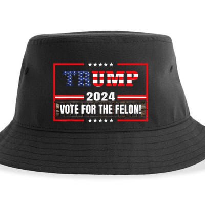 IM Voting Convicted Felon 2024 Still Vote Donald Trump 2024 Sustainable Bucket Hat