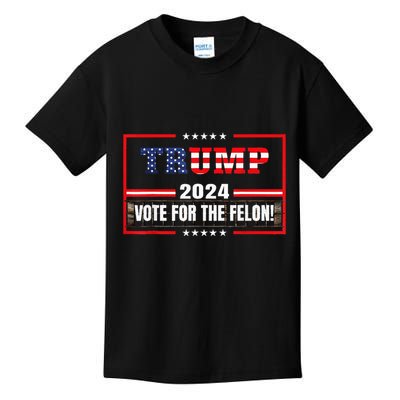 IM Voting Convicted Felon 2024 Still Vote Donald Trump 2024 Kids T-Shirt