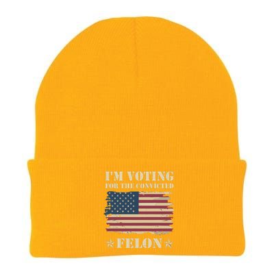 IM Voting Convicted Felon 2024 Knit Cap Winter Beanie