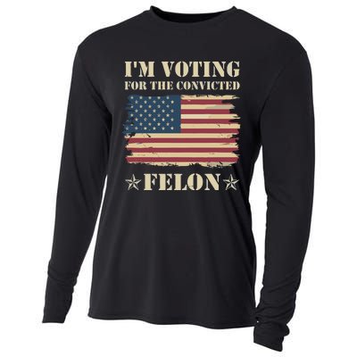 IM Voting Convicted Felon 2024 Cooling Performance Long Sleeve Crew