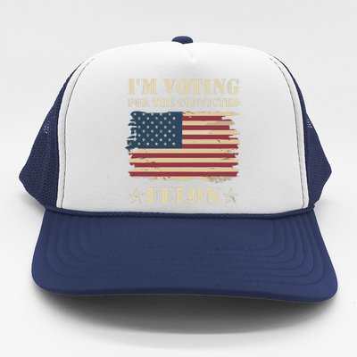 IM Voting Convicted Felon 2024 Trucker Hat