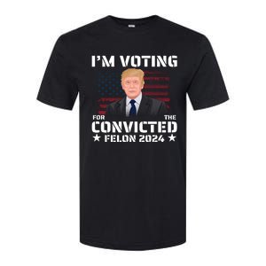 Im Voting Convicted Felon 2024 Softstyle CVC T-Shirt