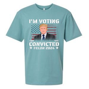 Im Voting Convicted Felon 2024 Sueded Cloud Jersey T-Shirt