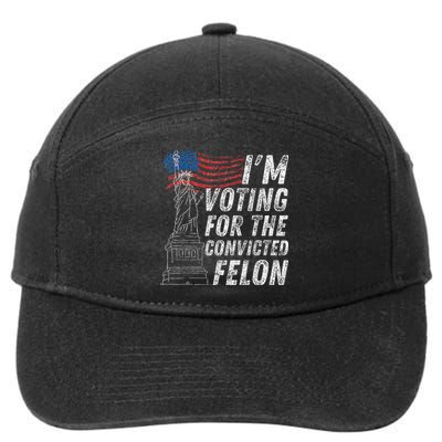 IM Voting Convicted Felon 2024 7-Panel Snapback Hat