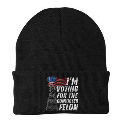 IM Voting Convicted Felon 2024 Knit Cap Winter Beanie