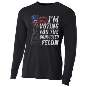 IM Voting Convicted Felon 2024 Cooling Performance Long Sleeve Crew