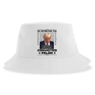 IM Voting Convicted Felon 2024 Trump Sustainable Bucket Hat