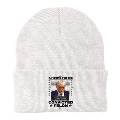 IM Voting Convicted Felon 2024 Trump Beanie
