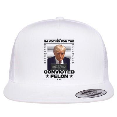 IM Voting Convicted Felon 2024 Trump Flatbill Hat