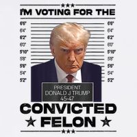 IM Voting Convicted Felon 2024 Trump Youth Performance Sprint T-Shirt