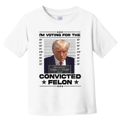 IM Voting Convicted Felon 2024 Trump Toddler T-Shirt