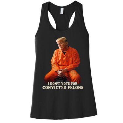 IM Voting Convicted Felon 2024 Women's Racerback Tank