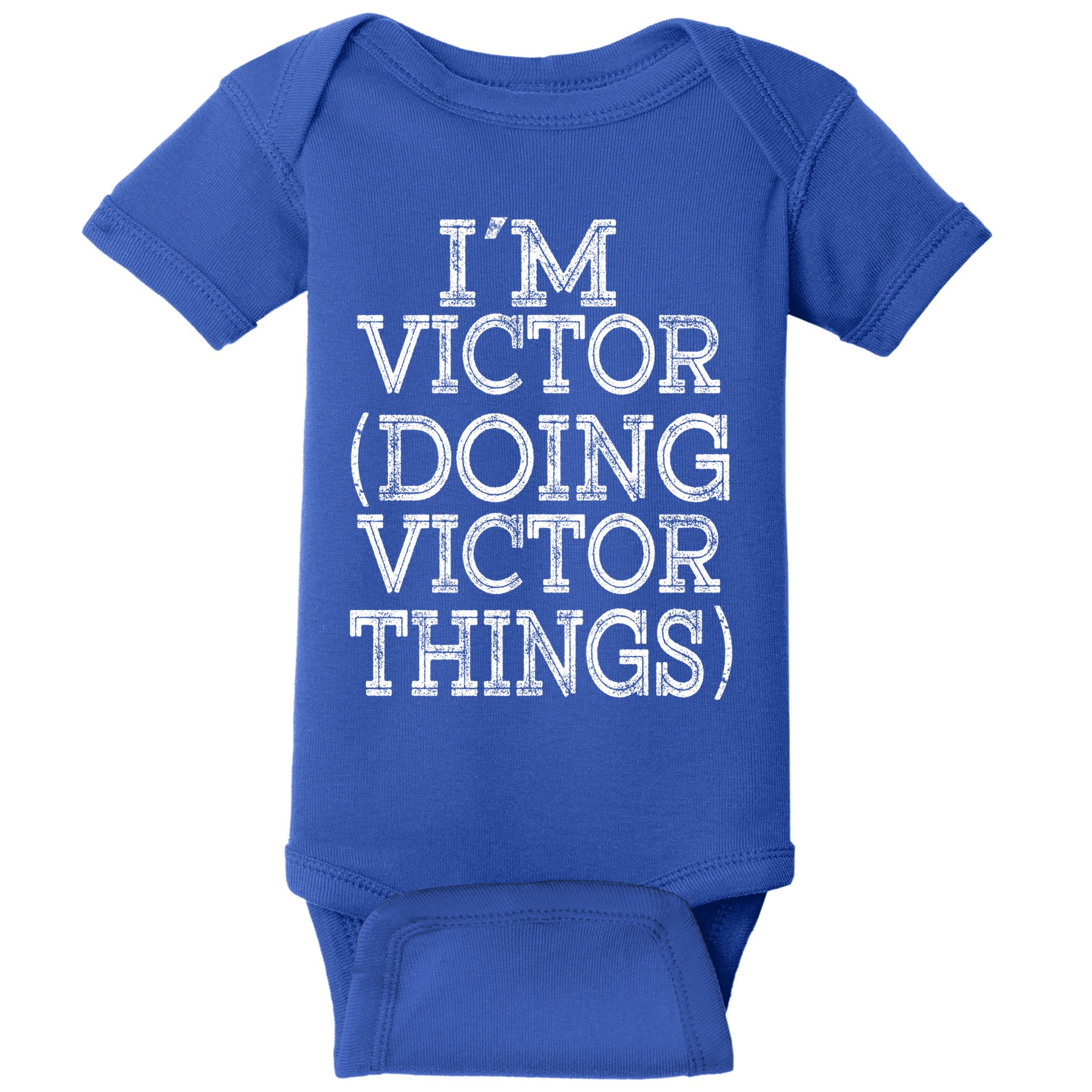I'm Victor Doing Victor Things Family Reunion First Name Meaningful Gift Baby Bodysuit