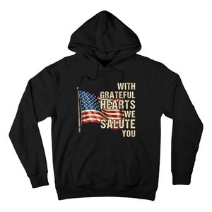 Inspiring Veterans Day Us Flag Military Veteran Quote Hoodie