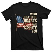 Inspiring Veterans Day Us Flag Military Veteran Quote T-Shirt