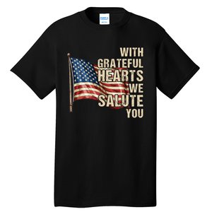 Inspiring Veterans Day Us Flag Military Veteran Quote Tall T-Shirt