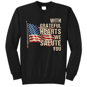 Inspiring Veterans Day Us Flag Military Veteran Quote Tall Sweatshirt