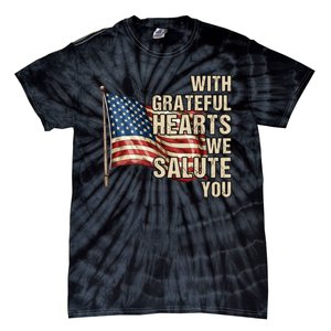 Inspiring Veterans Day Us Flag Military Veteran Quote Tie-Dye T-Shirt