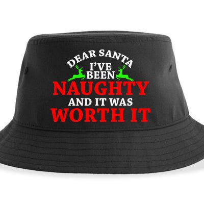 I've Been Naughty And It Worth it Sustainable Bucket Hat