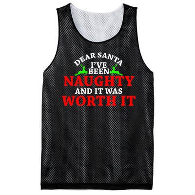 I've Been Naughty And It Worth it Mesh Reversible Basketball Jersey Tank