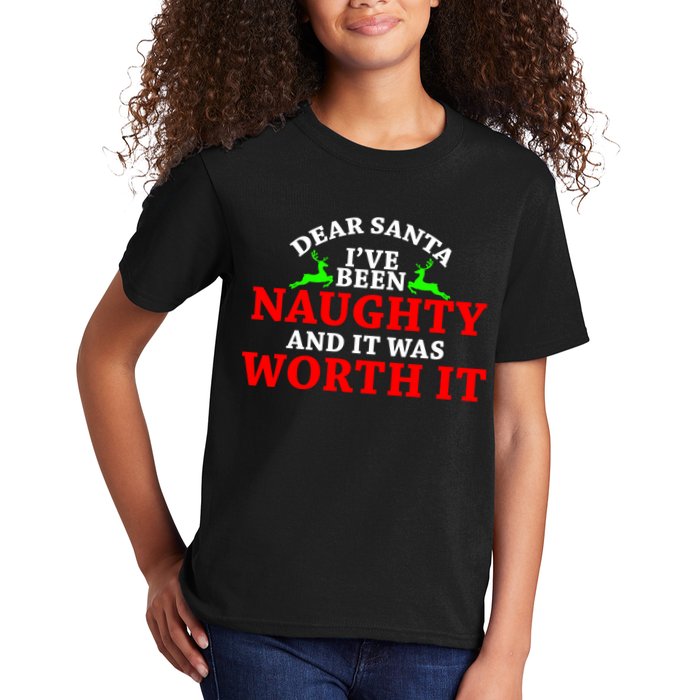 I've Been Naughty And It Worth it Kids T-Shirt