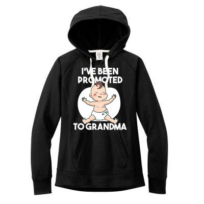 I've Been Promoted To Grandma Women's Fleece Hoodie