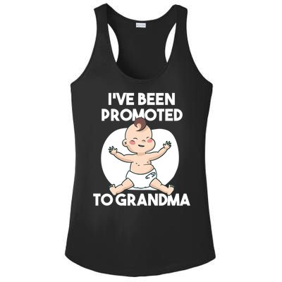 I've Been Promoted To Grandma Ladies PosiCharge Competitor Racerback Tank