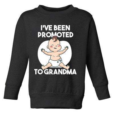 I've Been Promoted To Grandma Toddler Sweatshirt