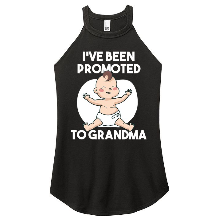 I've Been Promoted To Grandma Women's Perfect Tri Rocker Tank