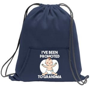 I've Been Promoted To Grandma Sweatshirt Cinch Pack Bag