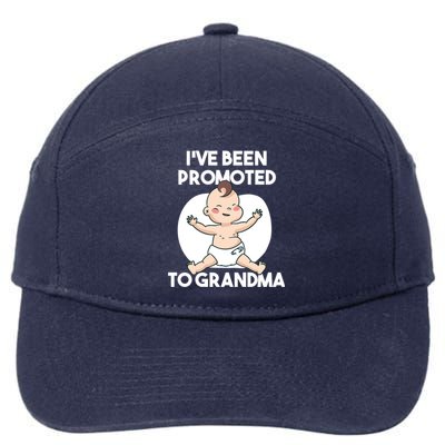 I've Been Promoted To Grandma 7-Panel Snapback Hat