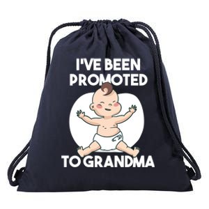 I've Been Promoted To Grandma Drawstring Bag