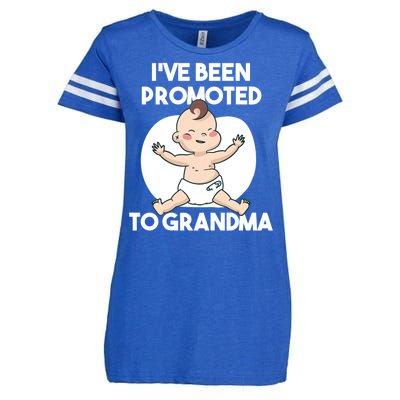 I've Been Promoted To Grandma Enza Ladies Jersey Football T-Shirt