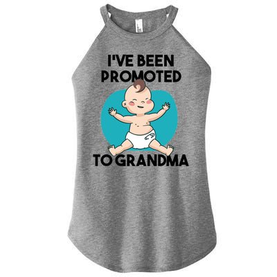 I've Been Promoted To Grandma Women's Perfect Tri Rocker Tank