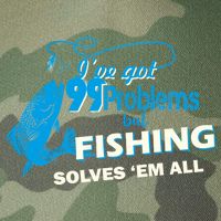 I've Got 99 Problem but Fishing Solves Them All Legacy Tie Dye Trucker Hat