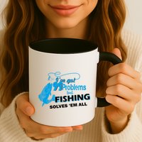 I've Got 99 Problem but Fishing Solves Them All Mug
