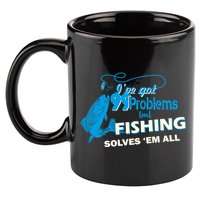 I've Got 99 Problem but Fishing Solves Them All 11oz C Handle Ceramic Mug